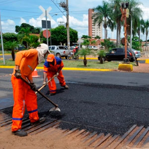 Aplicação Massa Asfáltica